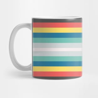 Red and Yellow Pattern Mug